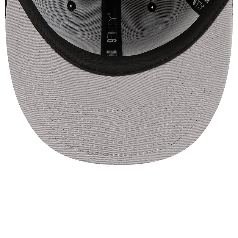 Men's New Era Black NASCAR Patriotic Eagle & Flag A-Frame 9FIFTY Snapback Hat