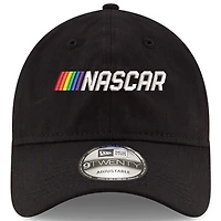 Casquette réglable NASCAR Wordmark Pride 9TWENTY New Era pour homme, noire