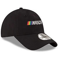 Casquette réglable NASCAR Wordmark Pride 9TWENTY New Era pour homme, noire