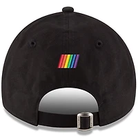 Casquette réglable NASCAR Wordmark Pride 9TWENTY New Era pour homme, noire