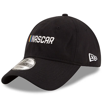 Casquette réglable NASCAR Wordmark Pride 9TWENTY New Era pour homme, noire