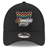Men's New Era Black NASCAR YAAASCAR Pride 9FORTY Snapback Adjustable Hat