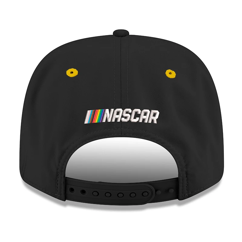 Casquette ajustable New Era 9SEVENTY noire pour homme, motif NASCAR Yaaascar Pride