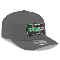 Men's New Era Charcoal NASCAR O'Reilly Auto Parts Series 9SEVENTY Stretch-Snap Hat