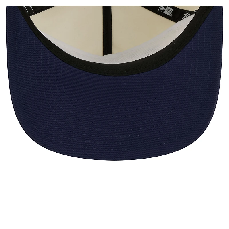 Men's New Era  Cream/Navy NASCAR Flag 19TWENTY Adjustable Hat