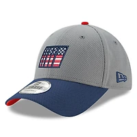 Men's New Era  Gray/Navy NASCAR Salute 9FORTY Adjustable Hat