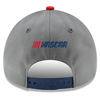 Men's New Era  Gray/Navy NASCAR Salute 9FORTY Adjustable Hat