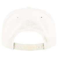 Men's New Era White Daytona International Speedway U.S.A. Retro Cord Golfer Adjustable Hat