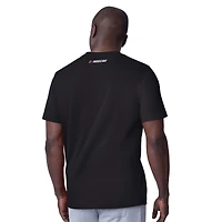 Men's Starter  Black NASCAR Extreme Hands Off T-Shirt