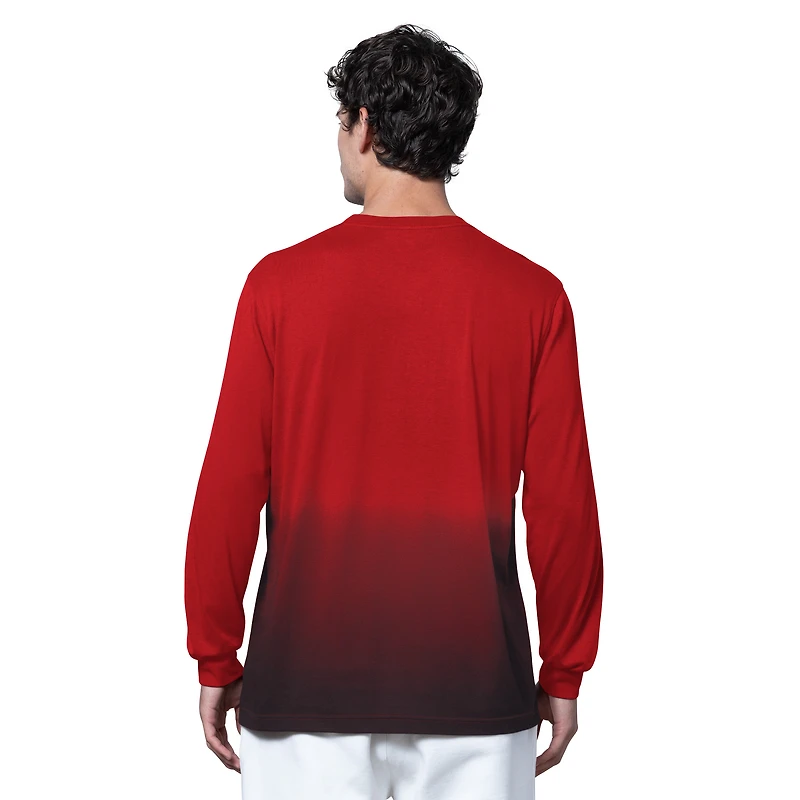 T-shirt à manches longues rouge NASCAR Quarterback Extreme pour homme