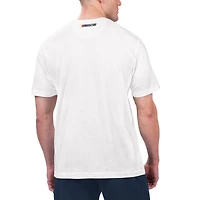 Men's Starter White NASCAR Merchandise Extreme Lineman Graphic T-Shirt