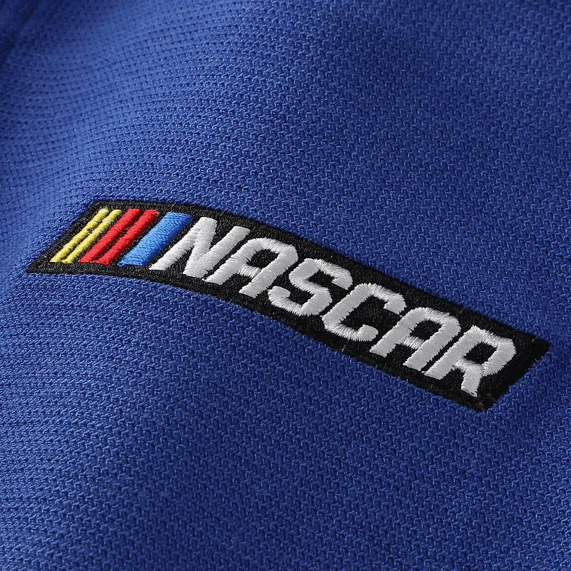 Pull Tommy Bahama bleu NASCAR Montego Beach à demi-zip pour homme