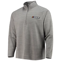 Veste à demi-glissière raglan Tommy Bahama NASCAR Play Action gris anthracite pour homme