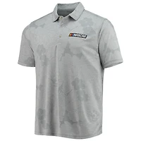 Polo Tommy Bahama gris NASCAR Miramar Blooms pour homme