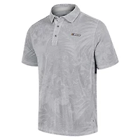 Polo Tommy Bahama gris NASCAR Santiago Paradise pour hommes