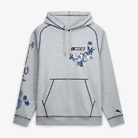 Men's Tommy Bahama  Heather Gray NASCAR Surf & Score Raglan Hoodie