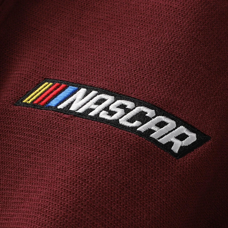 Men's Tommy Bahama Maroon NASCAR Montego Beach Half-Zip Pullover