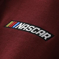Men's Tommy Bahama  Maroon NASCAR Montego Beach Half-Zip Pullover