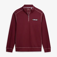 Pull Tommy Bahama bordeaux NASCAR Montego Beach à demi-zip pour homme