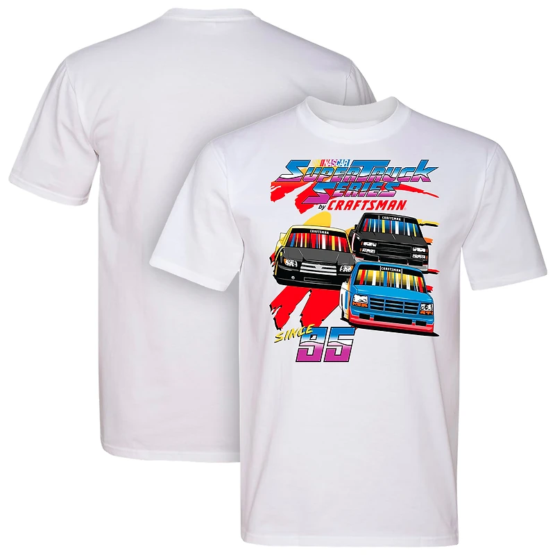 Men's Black NASCAR Craftsmen Truck Series Lightning Tri-Blend T-Shirt