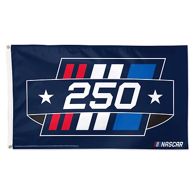 NASCAR 250 WinCraft Blue 3' x 5' Single-Sided Deluxe Flag