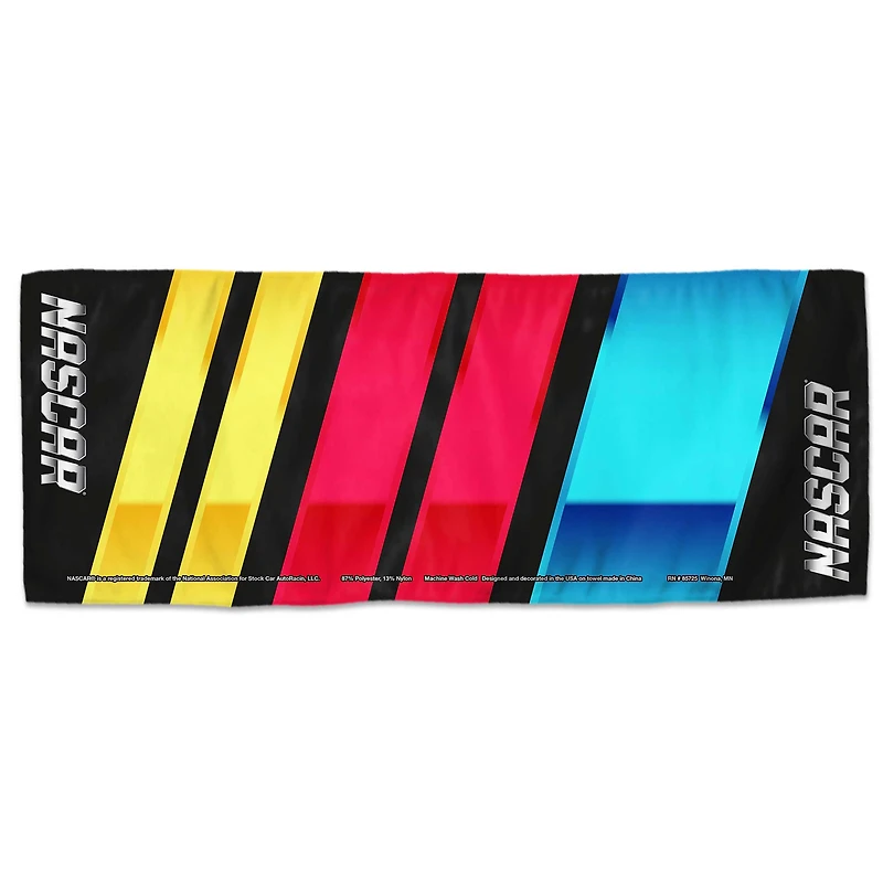 Serviette de refroidissement double face WinCraft NASCAR Logo 12" x 30"