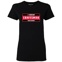 Women's Checkered Flag Sports  Black NASCAR Craftsman Truck Series T-Shirt