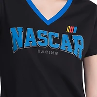 Women's G-III 4Her by Carl Banks  Black NASCAR Merchandise Best Team V-Neck T-Shirt