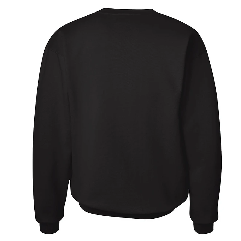 Sweat-shirt noir à imprimé éclair NASCAR pour femme de Girl Tribe Co.