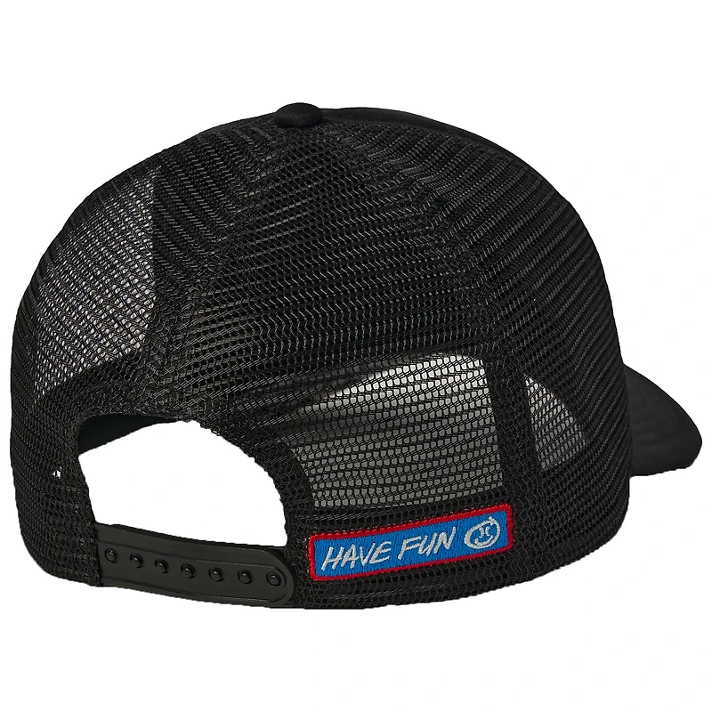 Casquette Snapback en mousse NASCAR Hurley noire pour femme