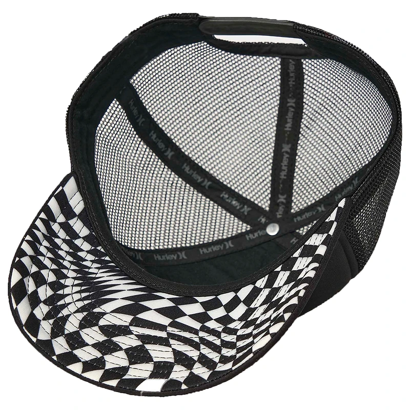 Casquette Snapback en mousse NASCAR Hurley noire pour femme