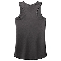 Débardeur tri-blend dos nageur NASCAR Heather Charcoal pour femme avec nom et numéro