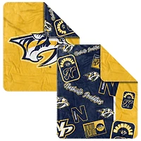 Nashville Predators 50" x 60" Dream Weave Throw Blanket