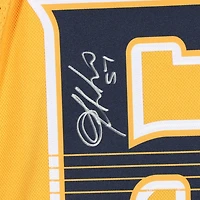 Dante Fabbro Nashville Predators Autographed Gold Adidas Authentic Jersey