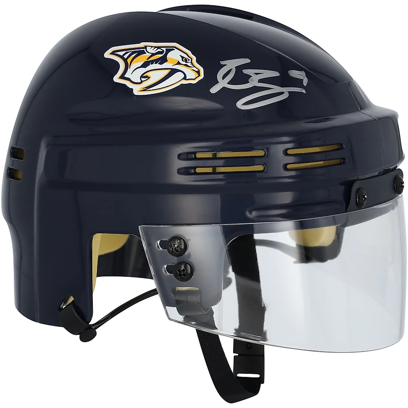 Mini-casque bleu marine autographié par Filip Forsberg, des Predators de Nashville