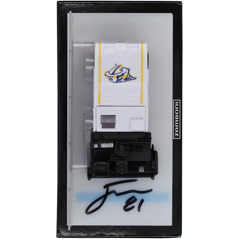 Jonathan Marchessault Nashville Predators Autographed 1:43 Scale Die-Cast Zamboni
