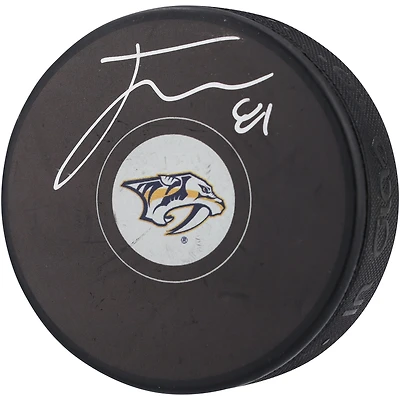 Jonathan Marchessault Nashville Predators Autographed Hockey Puck