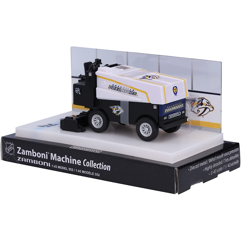 Juuse Saros Nashville Predators Autographed 1:43 Scale Die-Cast Zamboni