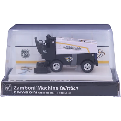 Juuse Saros Nashville Predators Autographed 1:43 Scale Die-Cast Zamboni