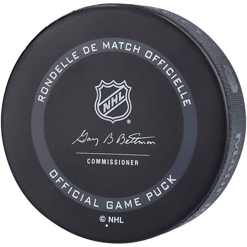 Luke Kunin Nashville Predators Autographed 2021 Model Official Game Puck