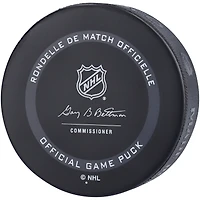 Luke Kunin Nashville Predators Autographed 2021 Model Official Game Puck