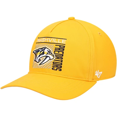 Casquette Snapback '47 Gold Nashville Predators Reflex Hitch pour hommes