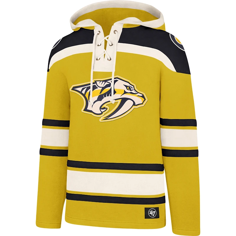 Sweat à capuche Lacer supérieur '47 Gold Nashville Predators pour hommes