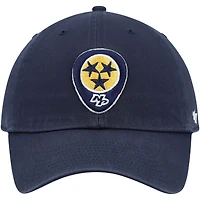 Men's '47 Navy Nashville Predators Logo Clean Up Adjustable Hat