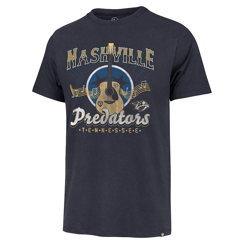T-shirt Franklin localisé régional des Predators de Nashville '47 Navy pour hommes