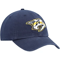 Casquette réglable '47 Navy Nashville Predators Team Clean Up pour homme