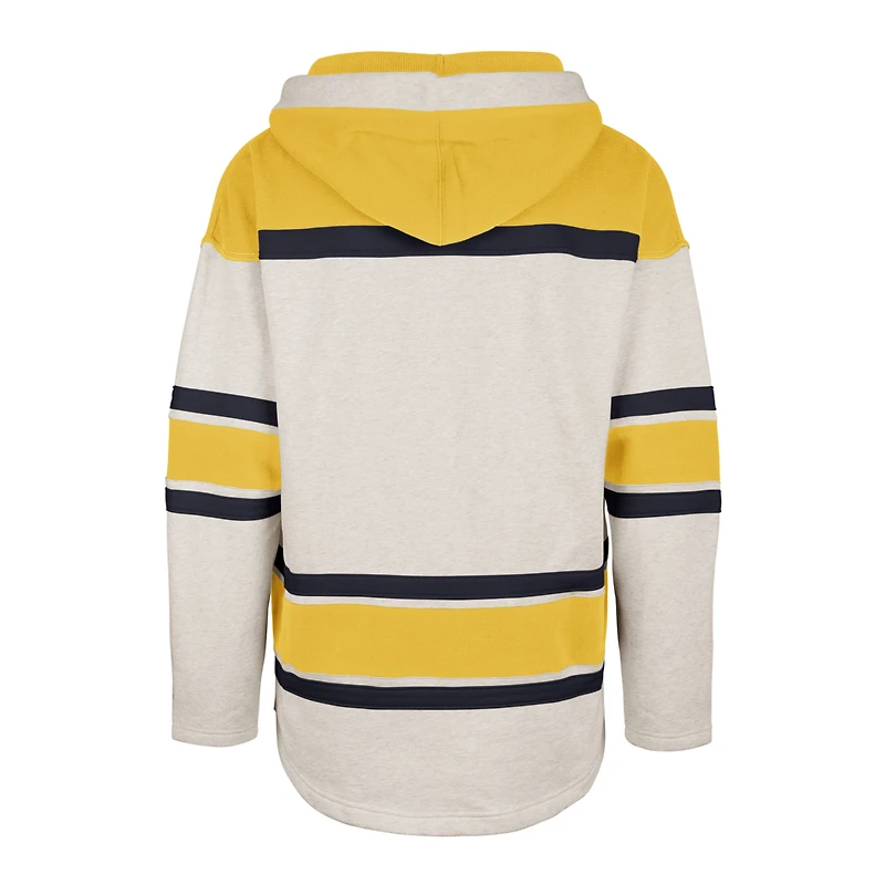 Chandail à capuchon lacets '47 Oatmeal Nashville Predators Rockaway pour hommes