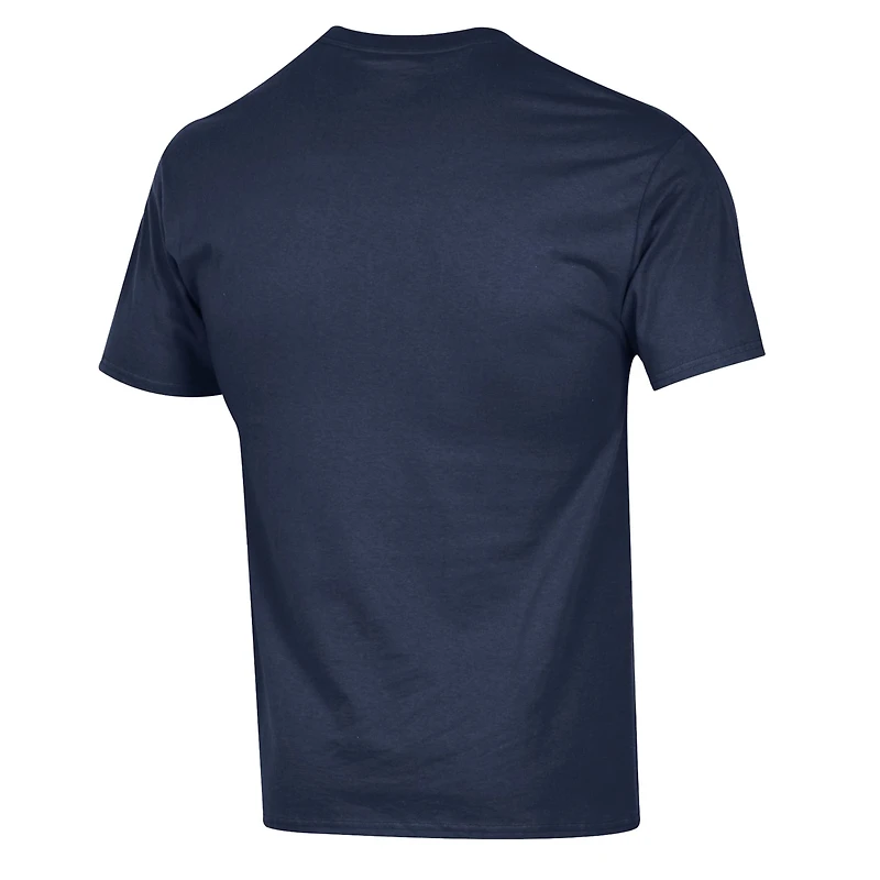 T-shirt Champion bleu marine pour homme avec logo principal des Nashville Predators