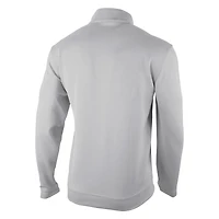 Men's Columbia Gray Nashville Predators Wickham Hills Omni-Wick Quarter-Zip Jacket