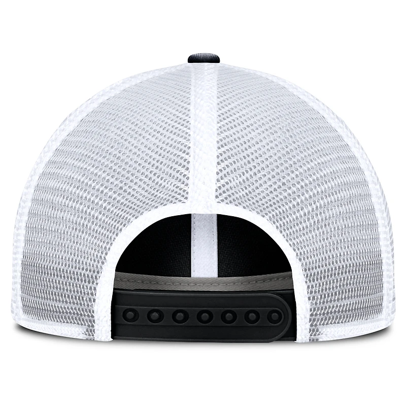 Men's Fanatics  Black/White Nashville Predators Averie Trucker Adjustable Hat